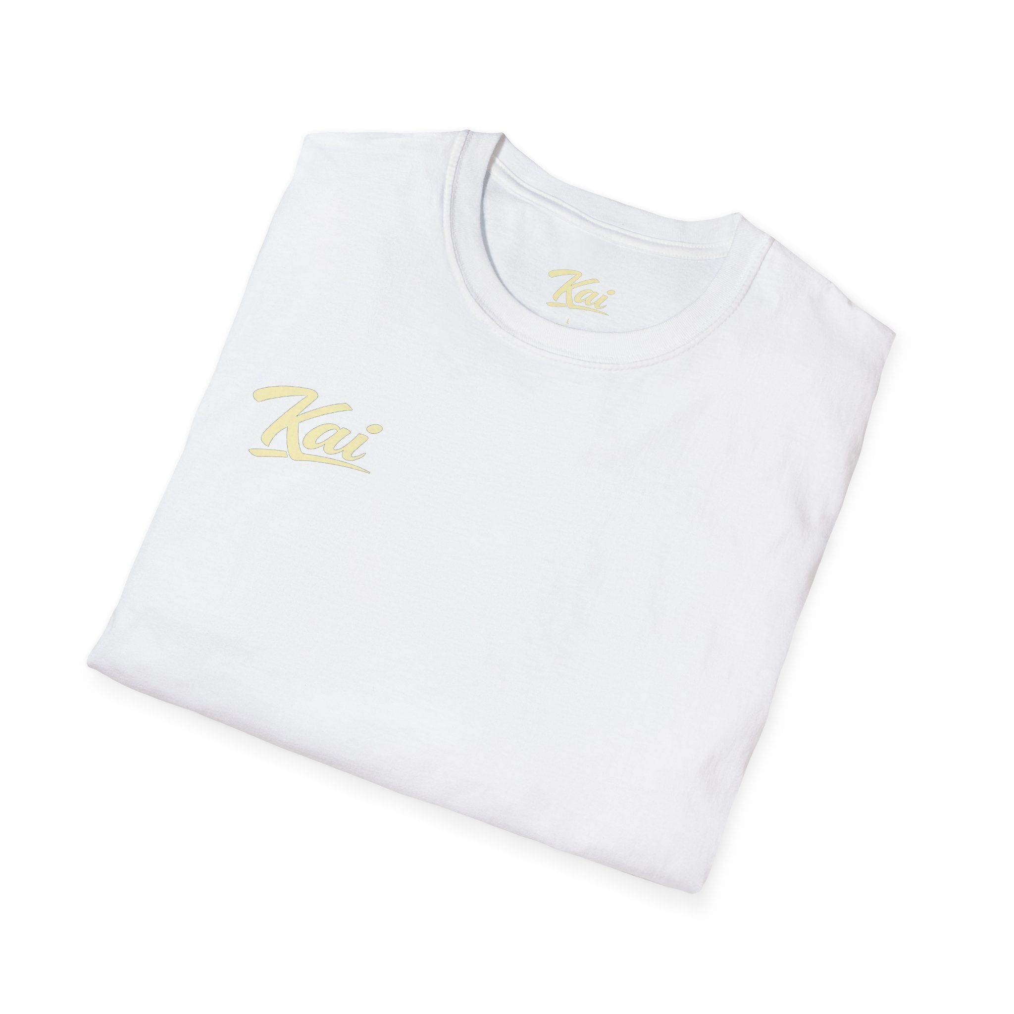 Catch The Time Tee — Casual White Graphic T-Shirt with Script Logo