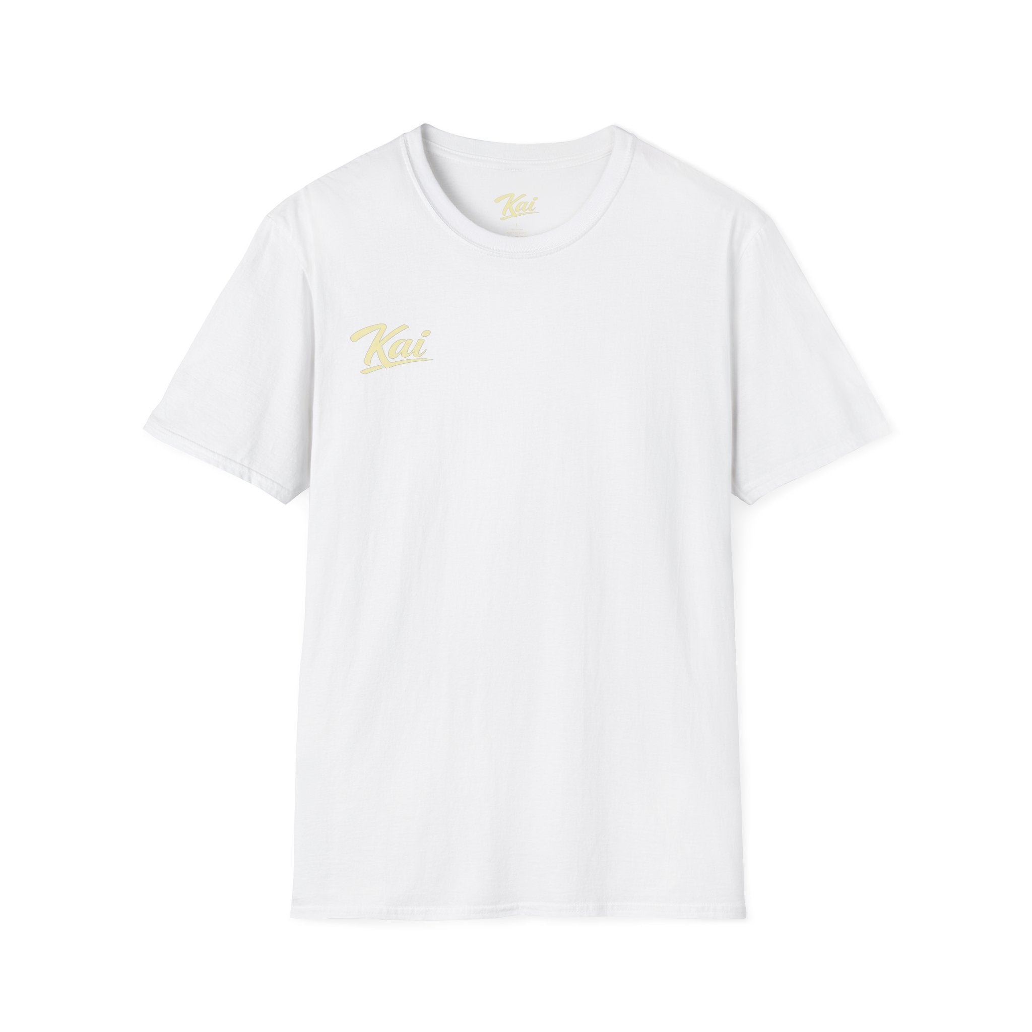 Catch The Time Tee — Casual White Graphic T-Shirt with Script Logo
