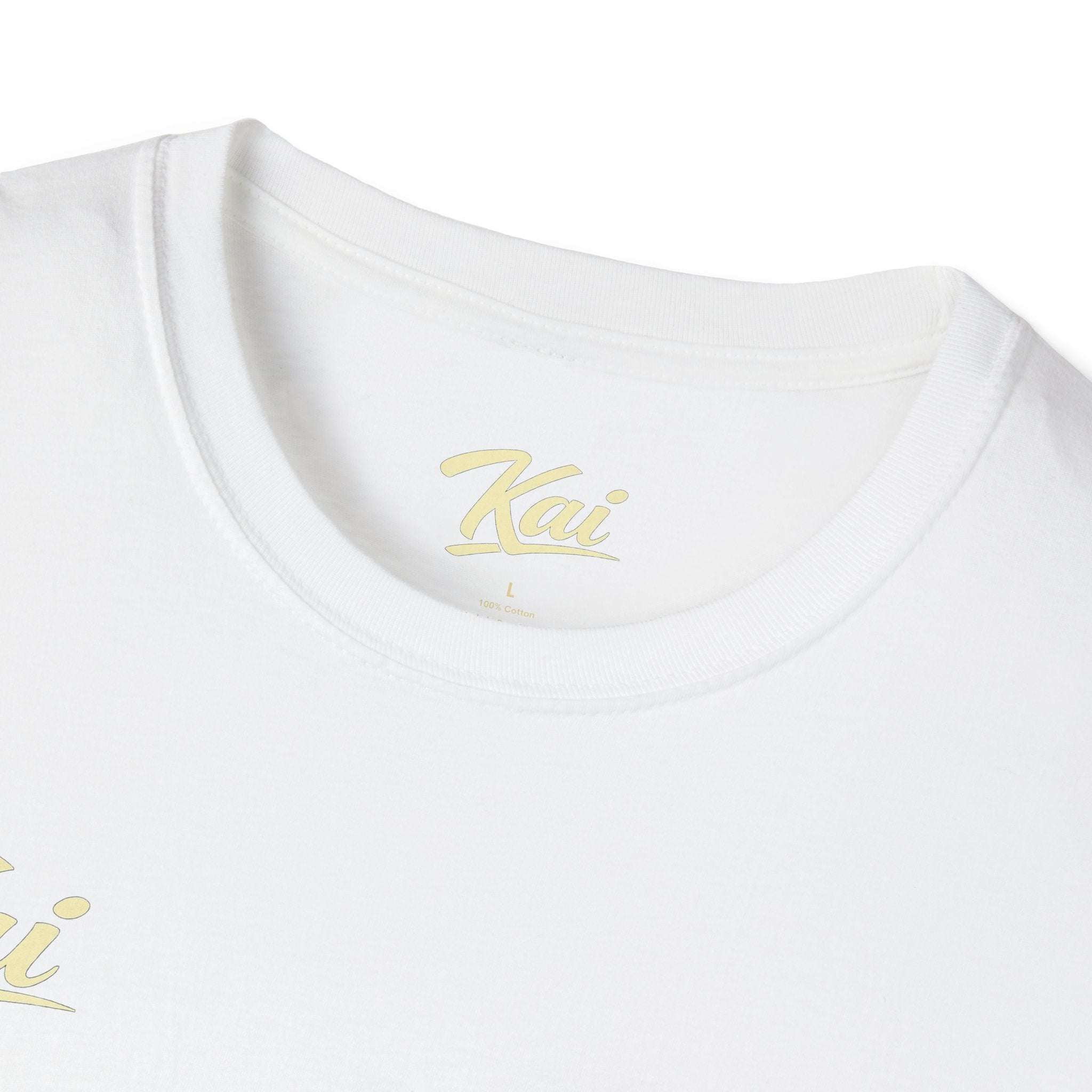 Catch The Time Tee — Casual White Graphic T-Shirt with Script Logo